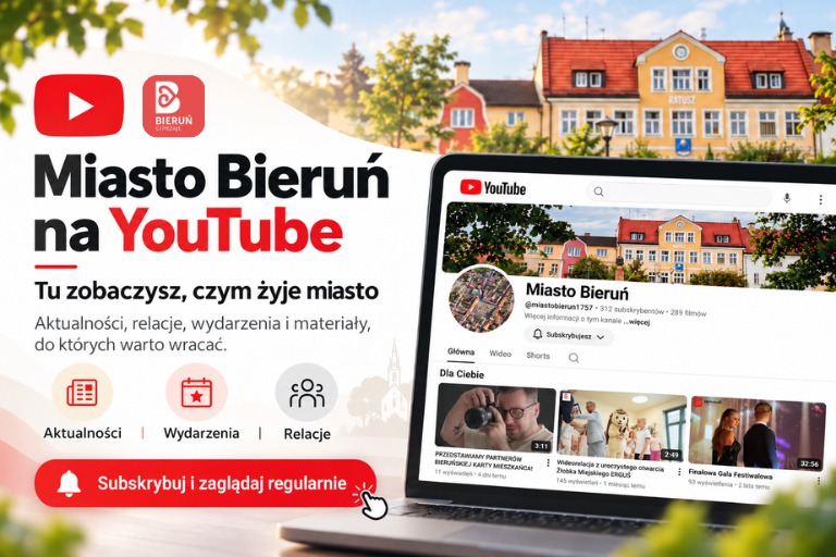 Śledź nasz kanał na YouTube! (slajd 2)